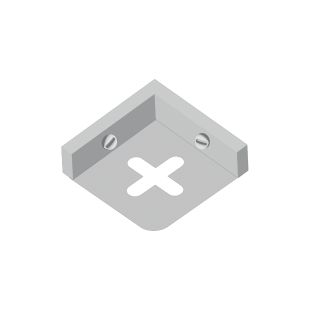 Angolo per profilo wall incasso